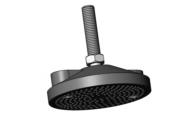 Gewindefuß, Fuß, Rund, M12, Kugelkopfgelenk, Gewindespindel, M8, Ständer, Tischfuß, Gestellfuß