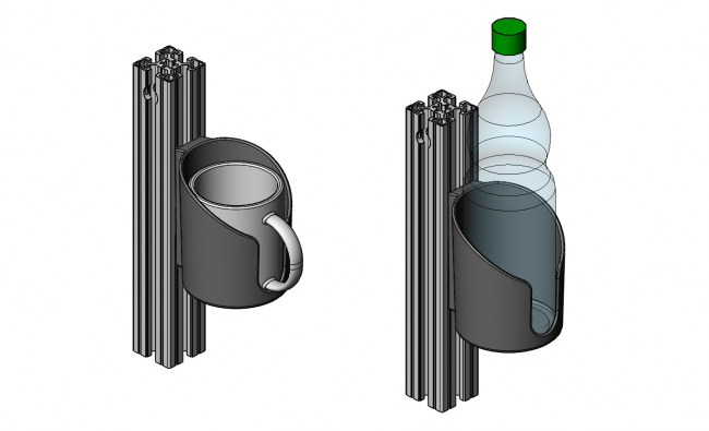 Becherhalter, Tassenhalter, Flaschenhalter, Dosenhalter, Getränkehalter