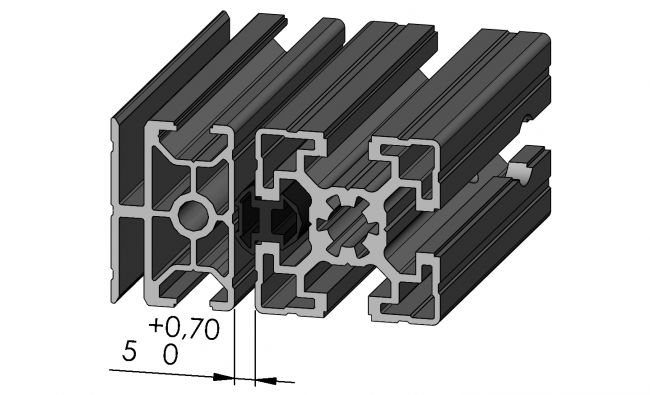 Dichtungsprofil Nut 10, Aluminiumprofil, Systemprofil, Maschinenbauprofil Aluminiumprofil, Systemprofil, Aluprofil, Maschinenbauprofil, Raster 20, Raster 30, Raster 40, Raster 45, Raster 50, Nut 6, Nut 8, Nut 10