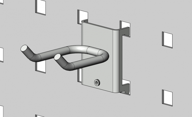 Einhängen, Aufhängen, Werkzeugmanagement, Lochblech, Lochwand, Einhängewand, Hakenwand, Ordnung am Arbeitsplatz