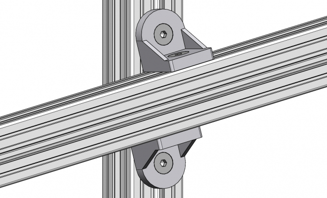 Druckgusswinkel halbrund, Winkel, Eckwinkel, Winkelverbinder Winkel, Eckwinkel, Winkelverbinder, Gusswinkel, Aluwinkel, Verbinder, Verbindungselement, Knotenelement