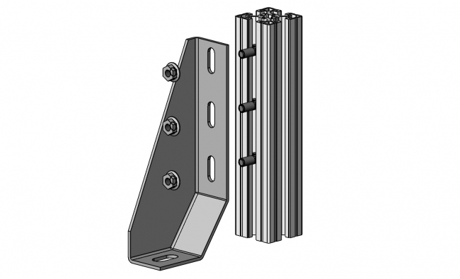 Fundamentwinkel Re/Li, Bodenwinkel, Träger, Bodenbefestigung Konsole, Tragarm, Bodenwinkel, Stütze, Träger, Wandbefestigung, Bodenbefestigung, Fixierung