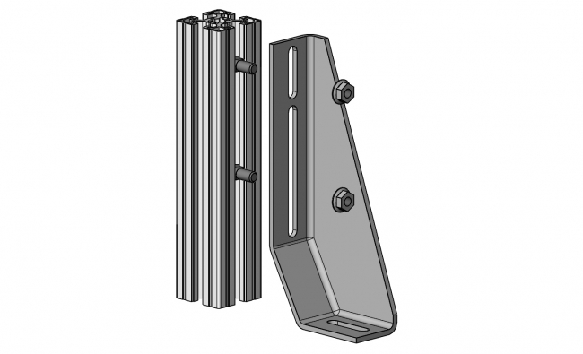 Fundamentwinkel Re/Li, Bodenwinkel, Träger, Bodenbefestigung Konsole, Tragarm, Bodenwinkel, Stütze, Träger, Wandbefestigung, Bodenbefestigung, Fixierung