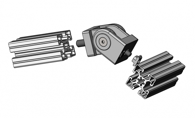 Winkelverbinder, Gelenke Stufenlos, Gradverbinder, Schrägverbinder, Diagonalverbinder, Diagonalstrebe