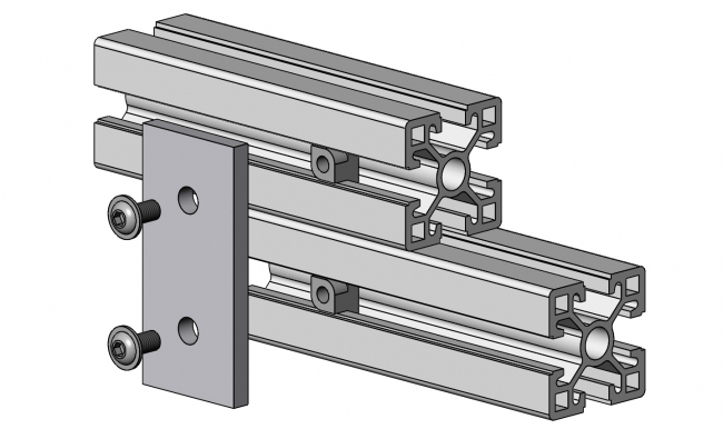 Halteplatte Rechteck, Verbinder, Lasche Halteplatte Rechteck, Halteplatte, Platte, Verbinder, Verbindung, Lasche