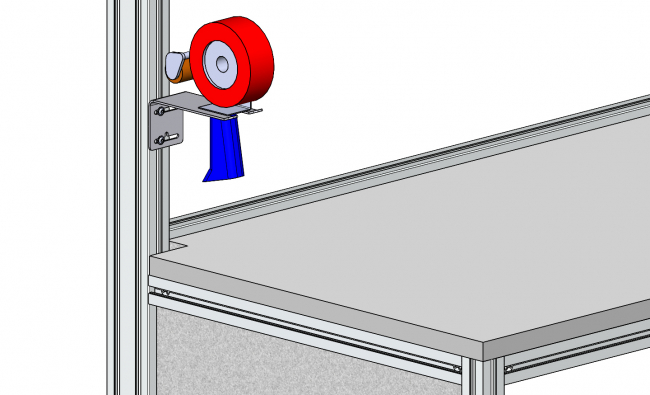 Packband, Packbandhalter, Logistikzubehör, Zubehör für Logistik, Intralogistik, Versand, Verpacken, Kleben, Verpacken
