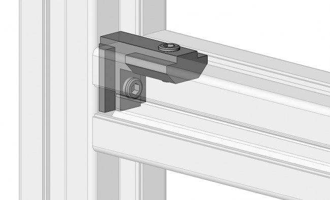 Innenverbinder, Nutverbinder, Steckverbinder, Winkel, Eckwinkel, Winkelverbinder,  Aluwinkel, Verbinder, Verbindungselement