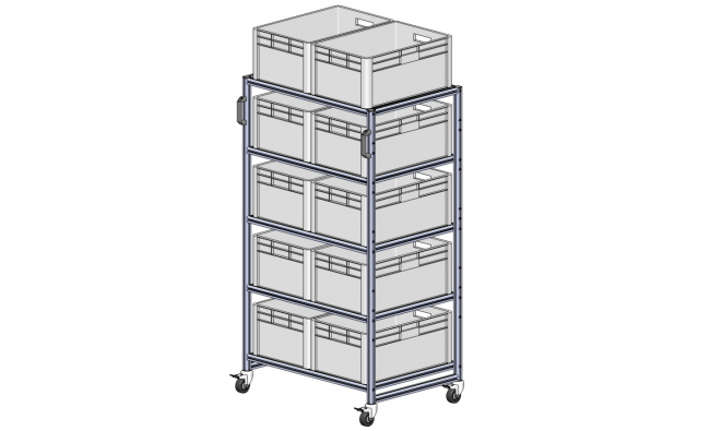 KLT, Behälter, Kisten, Packaging, Lagern, Logistik, Intralogistik, Materialbereitstellung