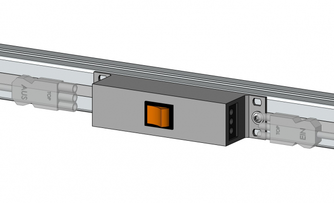 Steckdose, Strom, Stromverteiler, Multisteckdose, Schuko, Wieland, Durchgangsschalter, Kaskadierbar