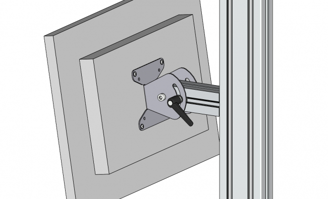 VESA Adapter, Schwenkarm, Ergolift, Monitor Wandhalterung, Monitor Tischhalterung, TV Lift, Monitorständer, Konferenzraum, Büro, Monitorhalterung Vollbeweglich, Monitor Arm Tischhalterung für Monitore, Bildschirme bis zu 27 Zoll, 8kg Belastbarkeit pro Arm