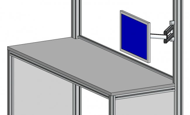 VESA Adapter, Schwenkarm, Ergolift, Monitor Wandhalterung, Monitor Tischhalterung, TV Lift, Monitorständer, Konferenzraum, Büro, Monitorhalterung Vollbeweglich, Monitor Arm Tischhalterung für Monitore, Bildschirme bis zu 27 Zoll, 8kg Belastbarkeit pro Arm