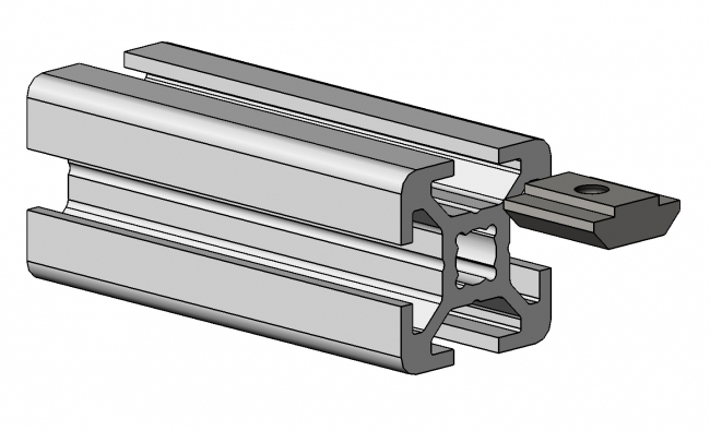 Nutenstein Nut 6, Gewindeplatte, Rhombusstein Profilzubehör, NS, N-Stein, Gewindeplatte, Rhombusstein, Aluprofiltechnik