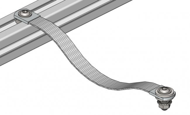 Potentialausgleich flexibel, Erdung, Erdungskabel, Flachband Potentialausgleich flexibel, Erdung, Erdungskabel, Flachband, Potential