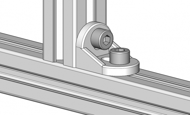 Winkel, Eckwinkel, Winkelverbinder, Gusswinkel, Aluwinkel, Verbinder, Verbindungselement, Knotenelement