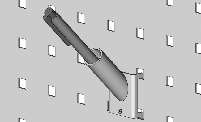 Werkzeughalter, Toolholder, Werkzeugmanagement, Lochblech, Lochwand, Einhängewand, Hakenwand, Ordnung am Arbeitsplatz