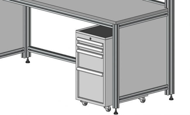Schubladenschrank, rollbar, Unterbaukasten, Unterbauschublade, Arbeitsplatz-System, Tisch-Unterbau, Schubladen, Hängeblock, Arbeitsplatz,  Schubladenblock, Schubladenmagazin, Schubladenschrank, Schubladensystem, System, Systeme, Unterbau, Werkzeugschrank