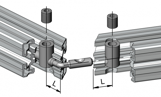 Schnellspannverbinder, Schrägverbinder, Winkelverbinder, SV, Nutverbinder, Innenverbinder, Hülsenverbinder, Ankerverbinder, Querverbinder, Längsverbinder, Parallelverbinder