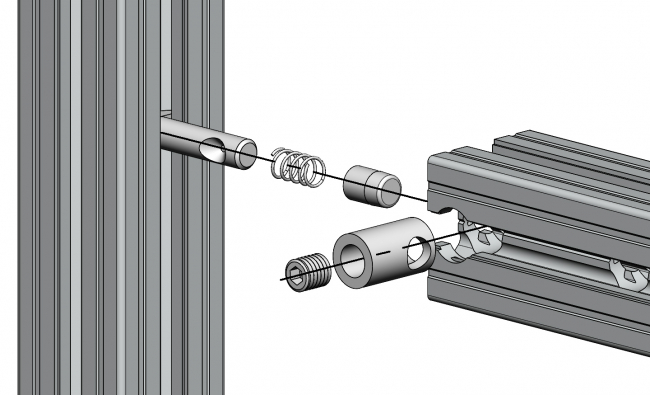 Schnellspannverbinder, SV, Nutverbinder, Innenverbinder, Hülsenverbinder, Ankerverbinder, Querverbinder, Längsverbinder, Parallelverbinder