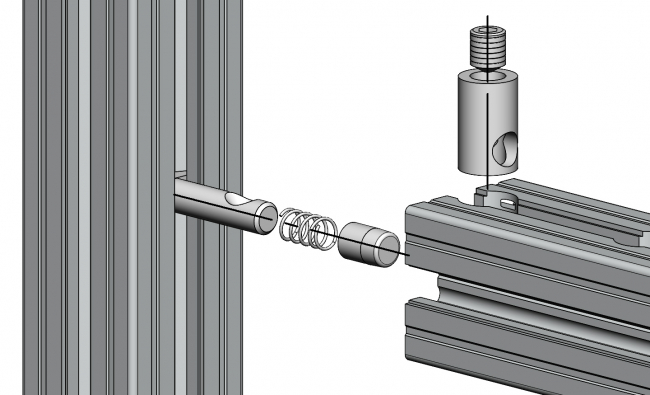 Schnellspannverbinder, SV, Nutverbinder, Innenverbinder, Hülsenverbinder, Ankerverbinder, Querverbinder, Längsverbinder, Parallelverbinder