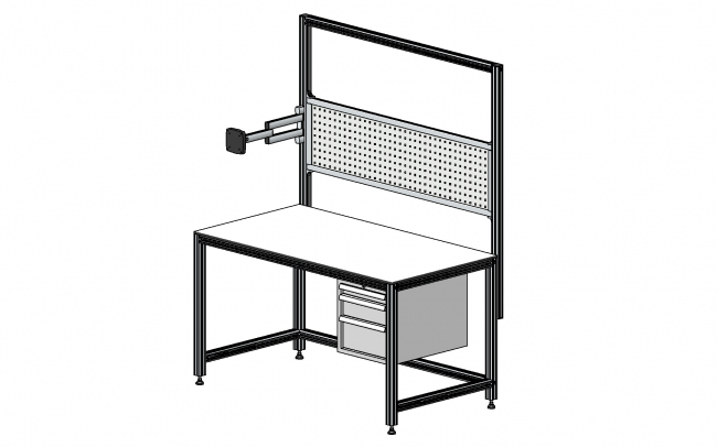 Werkbank, Montageplatz, Logistikplatz, Logistikarbeitsplatz, Versandplatz, Systemplatz, Modular, Arbeitstisch, Arbeitsstation
