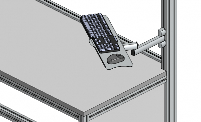 VESA Adapter, Schwenkarm, Ergolift, Monitor Wandhalterung, Monitor Tischhalterung, TV Lift, Monitorständer, Konferenzraum, Büro, Monitorhalterung Vollbeweglich, Monitor Arm Tischhalterung für Monitore, Bildschirme bis zu 27 Zoll, 8kg Belastbarkeit pro Arm