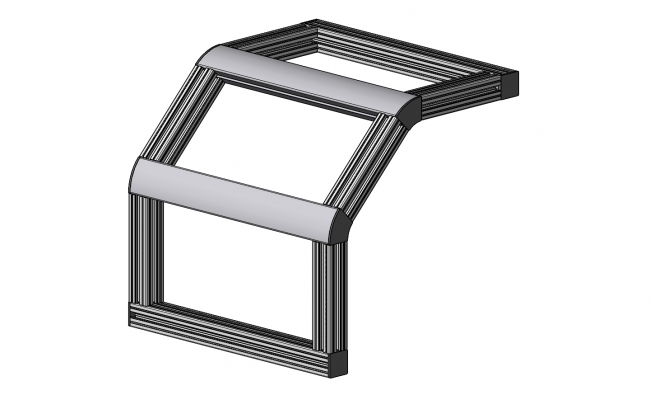 Winkelprofil 45 x 45°, Winkelprofil 45, Winkelprofil, Profil, Grundprofil