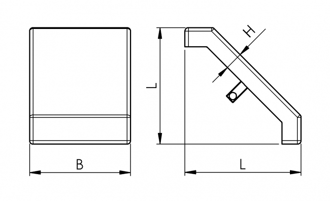 Abdeckkappe für Druckgusswinkel, Schmutzkappe, Deckkappe Abdeckkappe, Deckkappe, Schmutzkappe, Winkel, Eckwinkel, Winkelverbinder, Gusswinkel, Aluwinkel, Verbinder, Verbindungselement