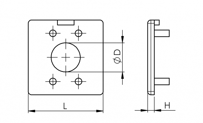 Abdeckkappe für Stell- oder Gelenkfüße, Profilzubehör, Aluminiumprofil, Systemprofil Profilzubehör, Aluminiumprofil, Systemprofil, Aluprofil, Maschinenbauprofil, Raster 20, Raster 30, Raster 40, Raster 45, Raster 50, Nut 6, Nut 8, Nut 10