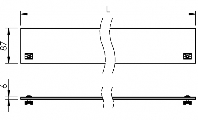 Abschlussleiste, Begrenzung, Anschlag Begrenzung, Anschlag, Arbeitsplatzsicherheit, Borde, Stopper