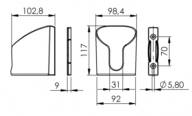 Becherhalter, Tassenhalter, Flaschenhalter, Dosenhalter, Getränkehalter