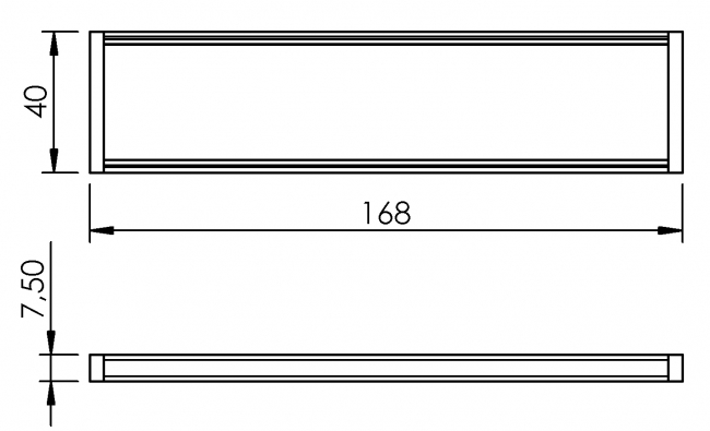 Schriftfeld, Etikette, Beschriftung, Tafel, Anzeige, Scannerschiene, Scanner Schiene, Kenzeichnen, Beschriften, Benennung, Beschriftungsclip, Klemmschiene