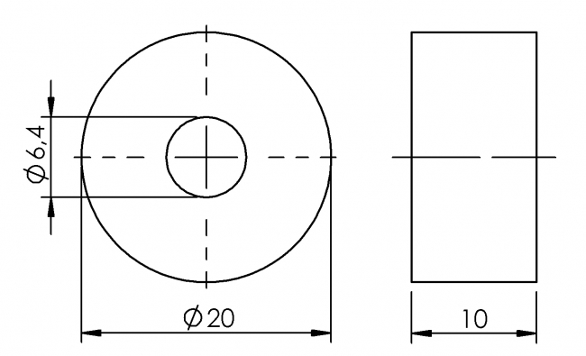 Distanzscheibe, Abstandshalter, Scheibe, Adapter Distanzscheibe, Abstandshalter, Scheibe, Adapter