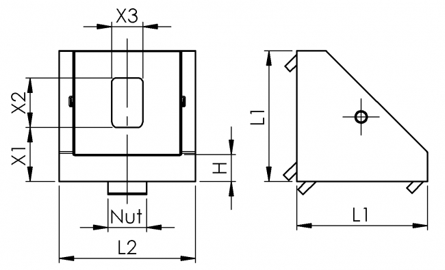 Winkel, Eckwinkel, Winkelverbinder, Gusswinkel, Aluwinkel, Verbinder, Verbindungselement, Knotenelement