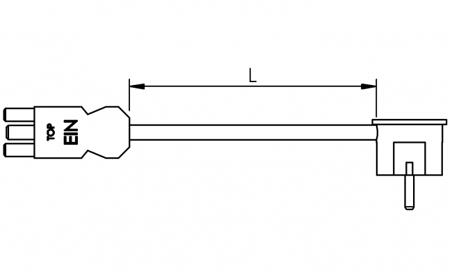 Stromkabel, Anschlusskabel, Leitung, Stromzufuhr, Zuleitung, Anschlusskabel, Wieland
