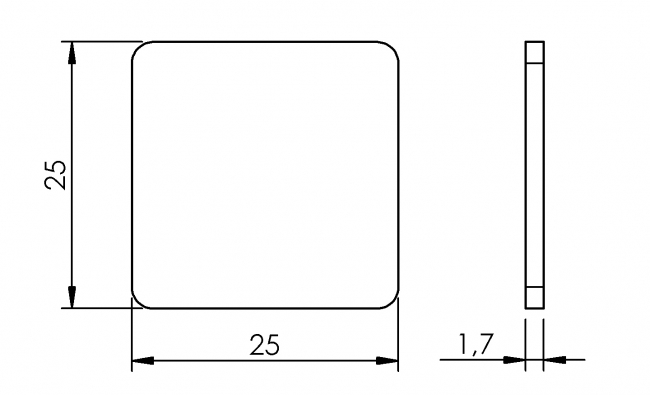 Möbelgleiter, Filzpads, selbstklebend, Kratzfest, Filzkleber, Schonkleber, Schongleiter, Bodenschoner