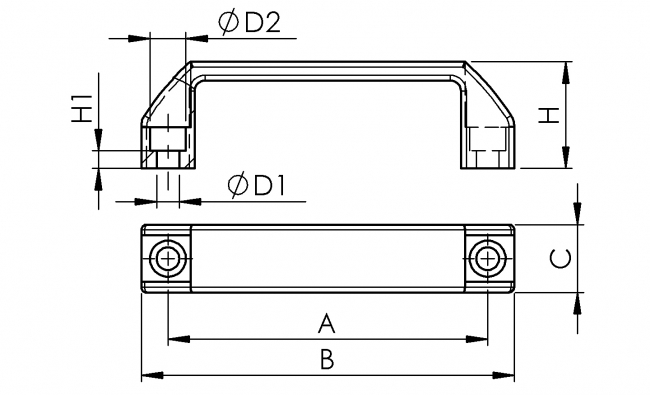 Handgriff Aluminium, Griff, Sicherheitshandgriff Griff, Sicherheitshandgriff, Maschinenbauordnung, Designhandgriff, Aluhandgriff, Alu Handgriff, Aluminium Profilsystem