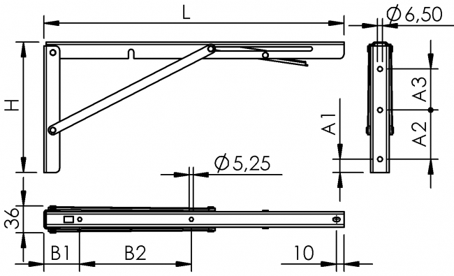 Klappkonsole, Tragarm, Träger, Wandbefestigung Konsole, Klappe, Scharnier, Stütze, Tragarm, Stütze, Träger, Wandbefestigung, fixierung