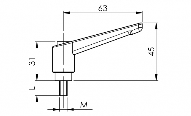 Klemmhebel, Fixierung, Klemmung Klemmhebel, Klemm, Hebel, Fixierknochen, Fixierung, Klemmung