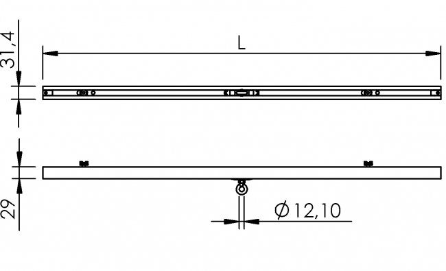Laufschiene, Rollschiene, Aufhängung, Laufkatze Rollschiene, Abhängung, Balancer, Aufhängung, Laufkatze, Laufschlitten