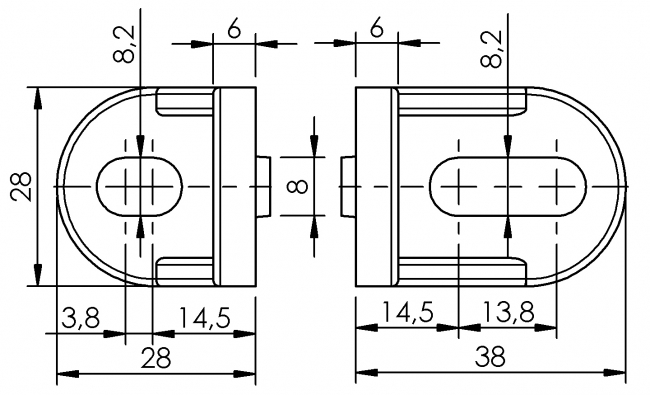 Winkel, Eckwinkel, Winkelverbinder, Gusswinkel, Aluwinkel, Verbinder, Verbindungselement, Knotenelement