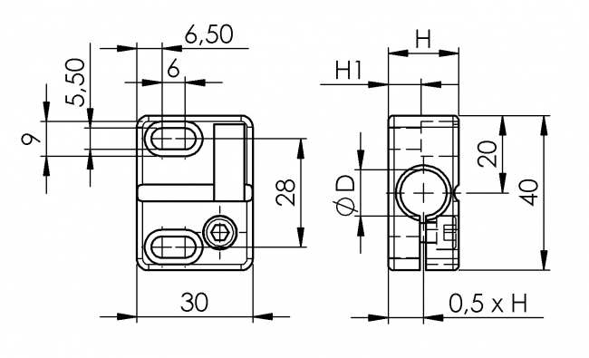 Sensorhalter 12/18, Sensorik, Sensorenhalter, Lichtschranke Sensorik, Sensorenhalter, Lichtschranke, Näherungssensor, Installationselemente, Zählschranke, Temperaturmesser, IR Sensor, Infrarotsensor, IR-Sensor