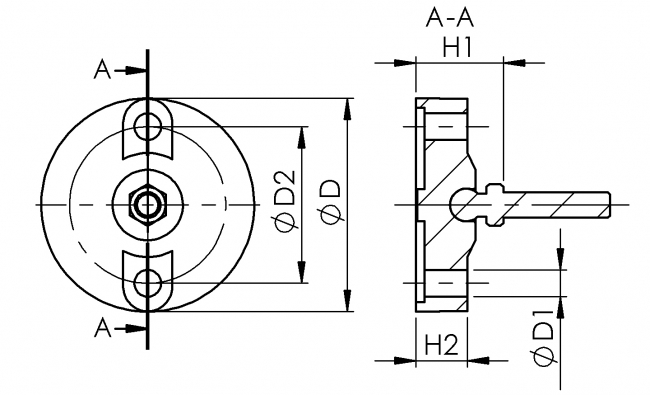 Stellfuß, Gewindefuß, Fuß, Rund, M12, Kugelkopfgelenk, Gewindespindel, M8, Ständer, Tischfuß, Gestellfuß
