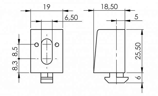Uniblock Nut 8, Scheibenblock, Distanzblock Scheibenblock, Distanzblock, Wellengitter, Flächenelement, Platten, Schreiben, Schutzeinhausung, einfassen, Klemmen, Dichten, Fixieren, Aluprofiltechnik