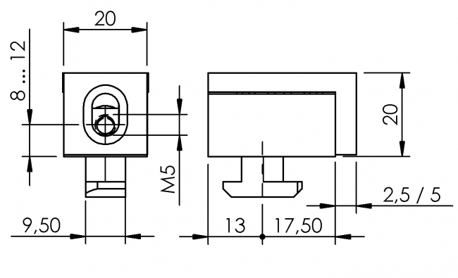 Scheibenblock, Distanzblock, Wellengitter, Flächenelement, Platten, Schreiben, Schutzeinhausung, einfassen, Klemmen, Dichten, Fixieren, Aluprofiltechnik
