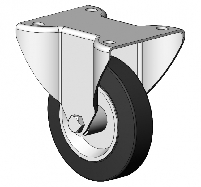 Lenkrolle, Bockrolle, Feststeller, Rolle, Rückenloch, Rückenplatte, Bodenrollen, Reifen, Transport