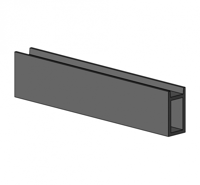 Einlegeprofil für Schiebetür, Systemprofil, Maschinenbauprofil Aluminiumprofil, Systemprofil, Aluprofil, Maschinenbauprofil, Raster 30, Nut 8