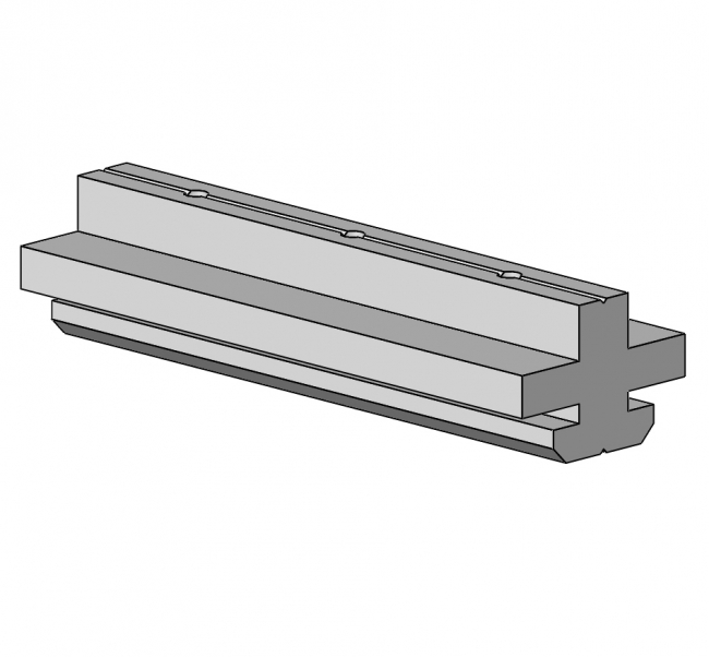 Gleiter Typ B für Nut 8, Lineartechnik Lineareinheit, Lineartechnik, Linearrollen, Linearschlitten, Gleitschiene, Rollschiene, Lastschlitten