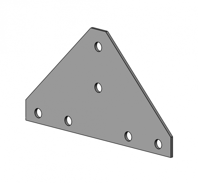 Halteplatte T, Halteplatte, T, Verbinder, Verbindung, Lasche