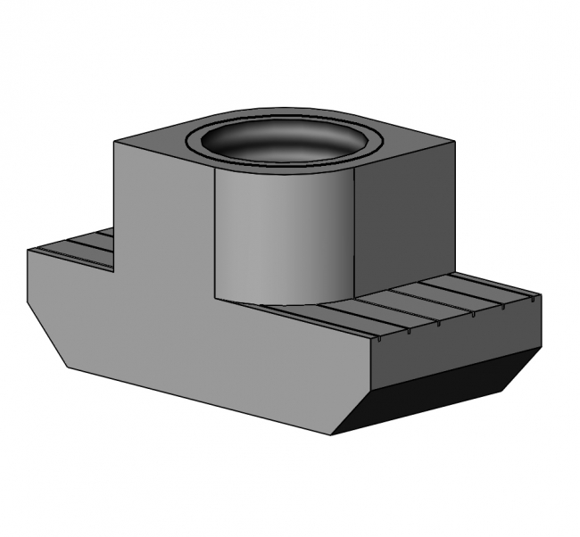 Hammermutter Nut 10, Gewindeplatte, Rhombusstein Profilzubehör, HM, Gewindeplatte, Rhombusstein, Nut, Aluprofiltechnik