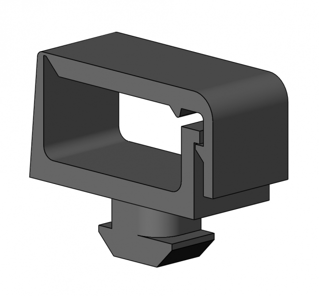 Kabelclip 1-Kammer, Haltering, Kabelführung, Schlauchführung Haltering, Kabelführung, Schlauchführung, Leitungsführung, Installationselemente, Flexibel, elastisch, dynamisch, Kabelfixierung, Leitungsfixierung, Kabelhalter, Zugentlastung, Kabelhalterung, Kabelklemme, Aluprofiltechnik